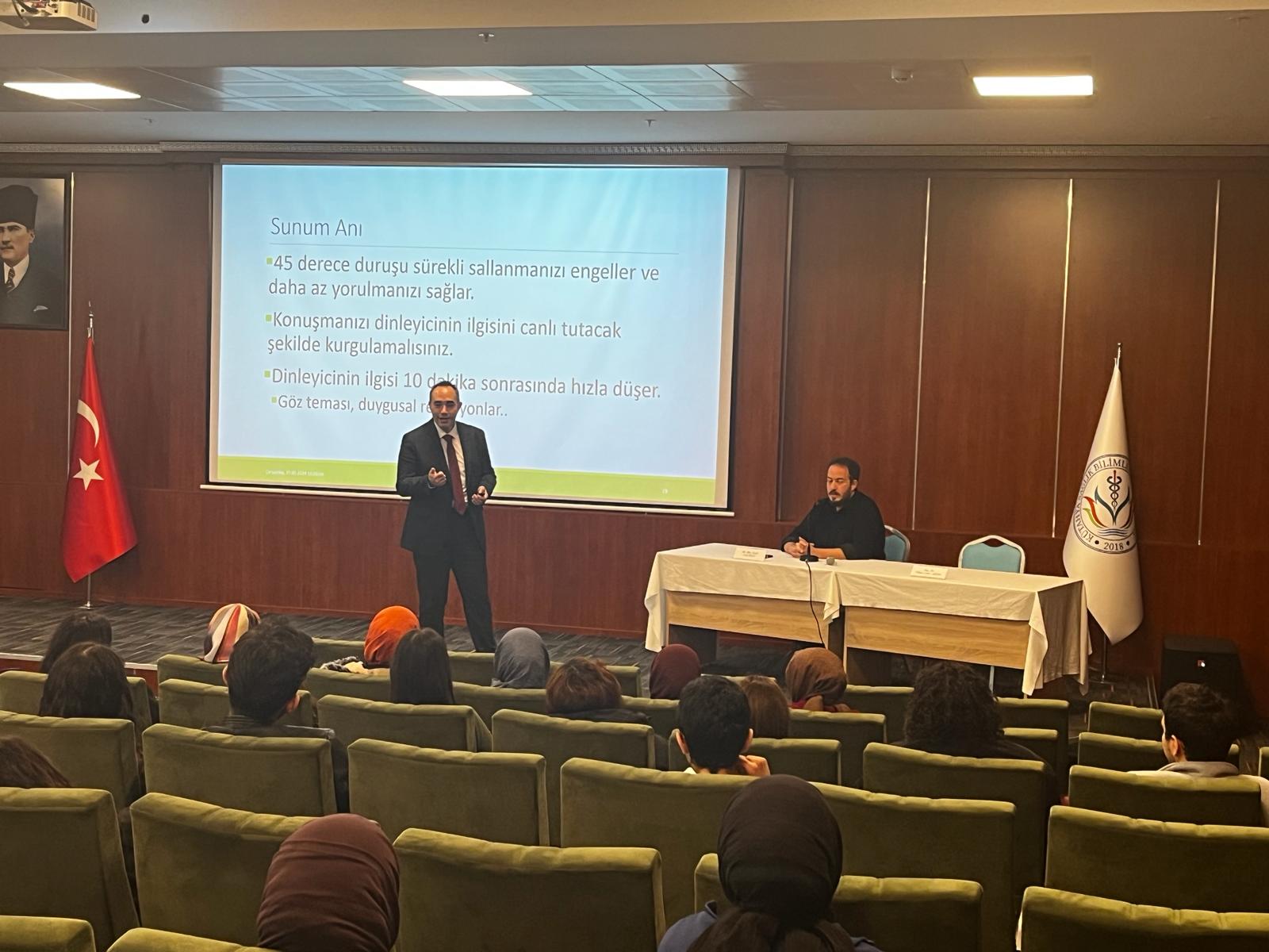 ‘Sunum Hazırlama İlkeleri’ Konulu Seminer Gerçekleştirildi - 4