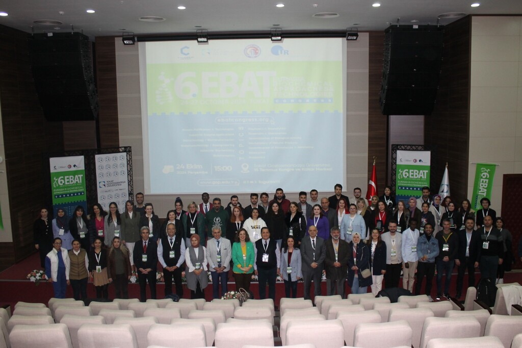6. Avrasya Biyokimyasal Uygulamalar ve Teknolojiler Kongresine (6th Eurasia Biochemical Approaches &amp Technologies Congress, 6. EBAT) KSBÜ Desteği - 1