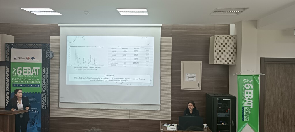 6. Avrasya Biyokimyasal Uygulamalar ve Teknolojiler Kongresine (6th Eurasia Biochemical Approaches &amp Technologies Congress, 6. EBAT) KSBÜ Desteği - 3