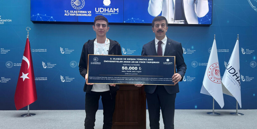 ÖĞRENCİMİZE ULAŞTIRMA VE ALTYAPI BAKANLIĞINDAN ÖDÜL - 5