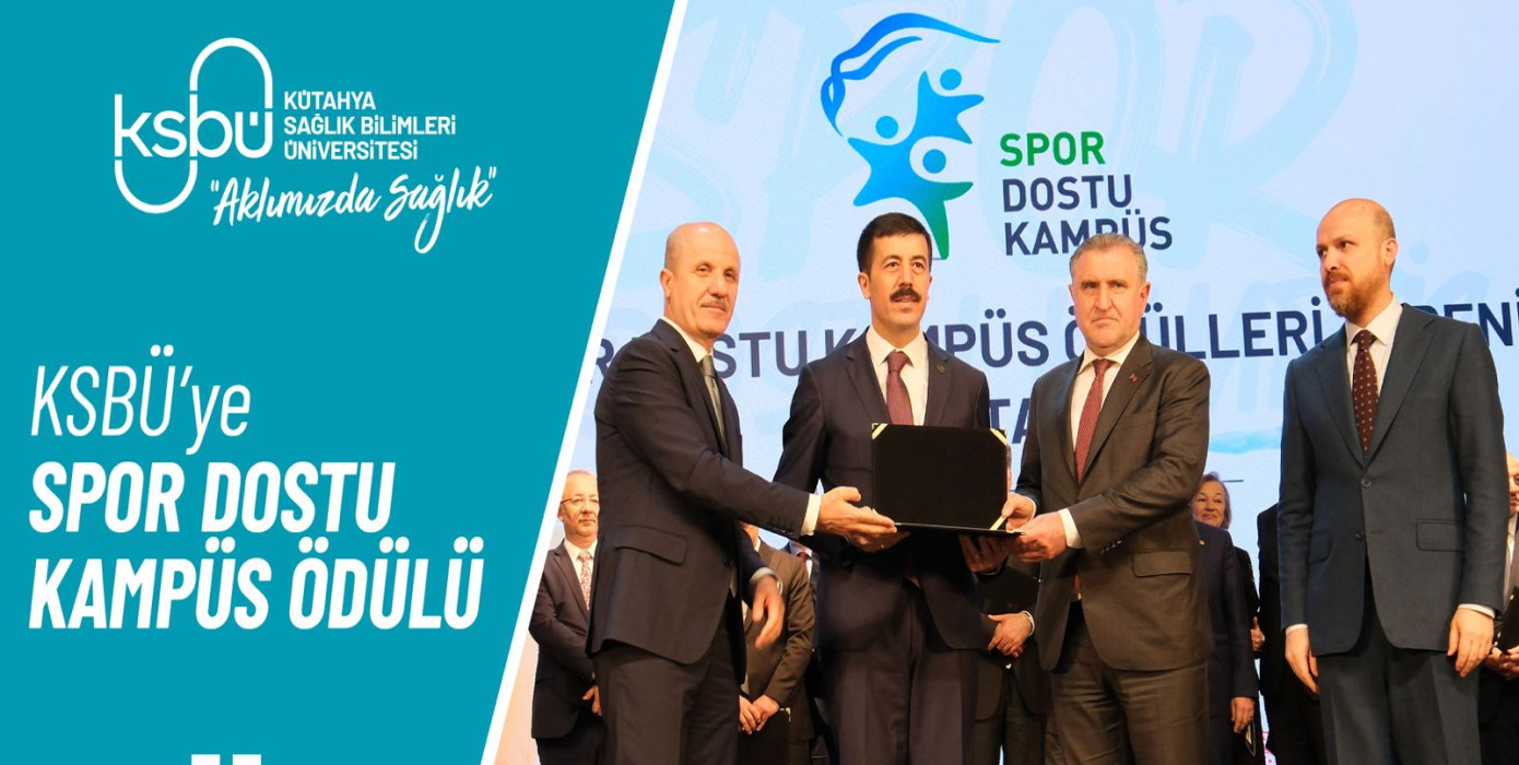 KSBÜ‘YE “SPOR DOSTU KAMPÜS“ ÖDÜLÜ