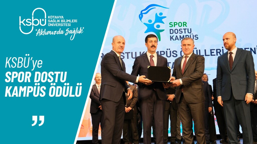 KSBÜ‘YE “SPOR DOSTU KAMPÜS“ ÖDÜLÜ