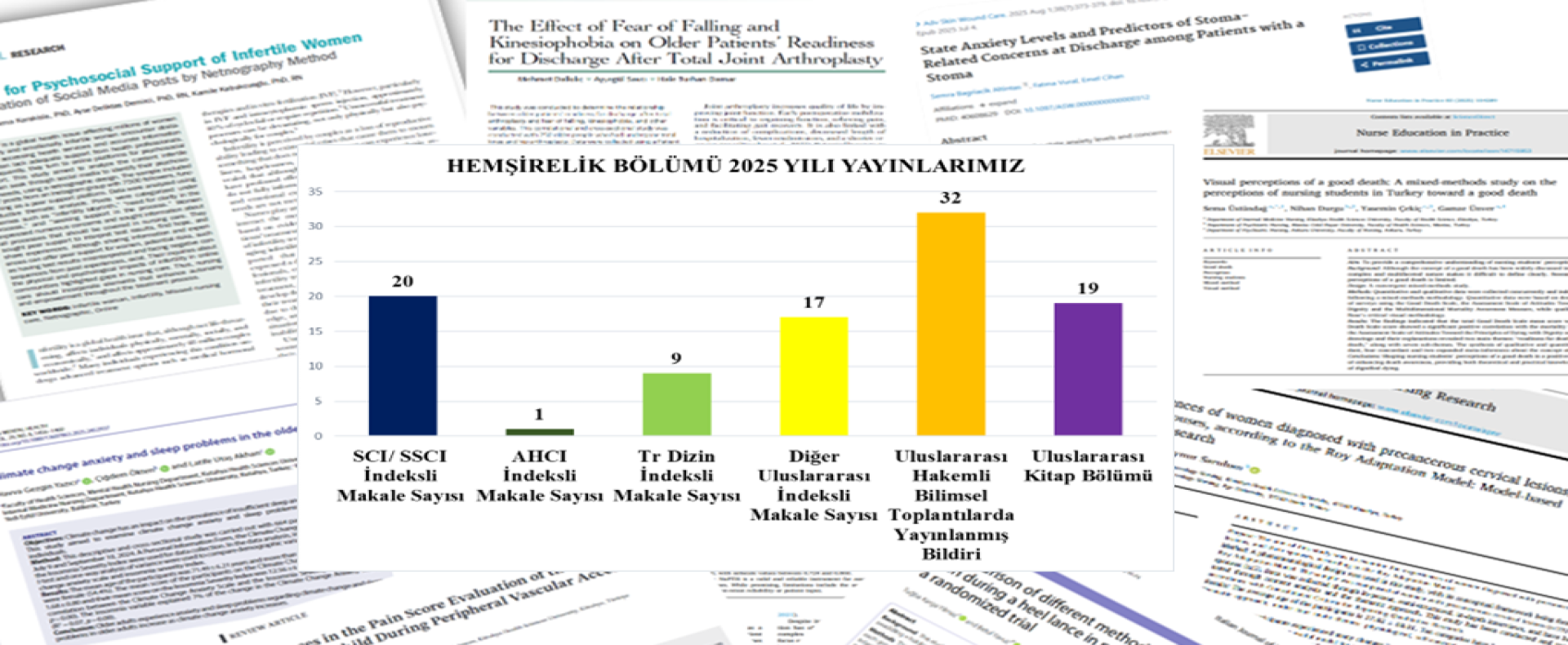 Hemşirelik Bölümü 2025 Yılı Yayınlarımız 