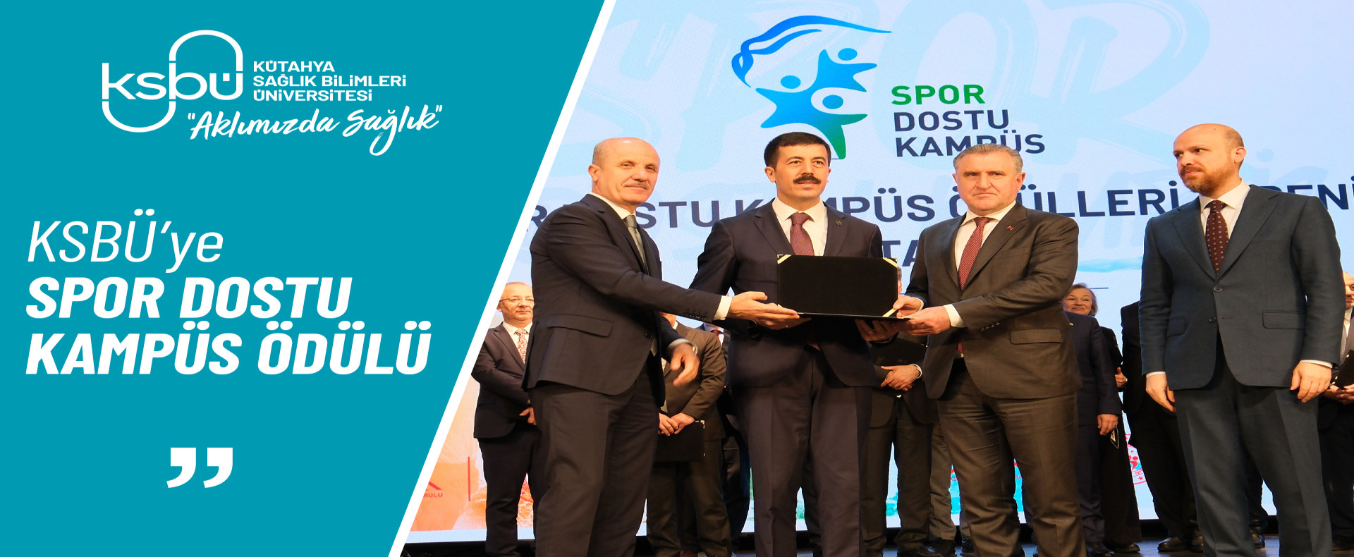 KSBÜ‘ye Spor Dostu Kampüs Ödülü Verildi!
