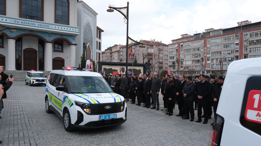 KÜTAHYA‘DA 78 YENİ GÜVENLİK ARACI HİZMETE ALINDI