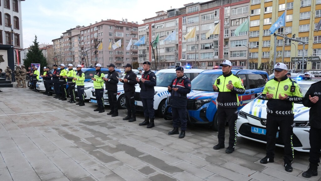KÜTAHYA‘DA 78 YENİ GÜVENLİK ARACI HİZMETE ALINDI