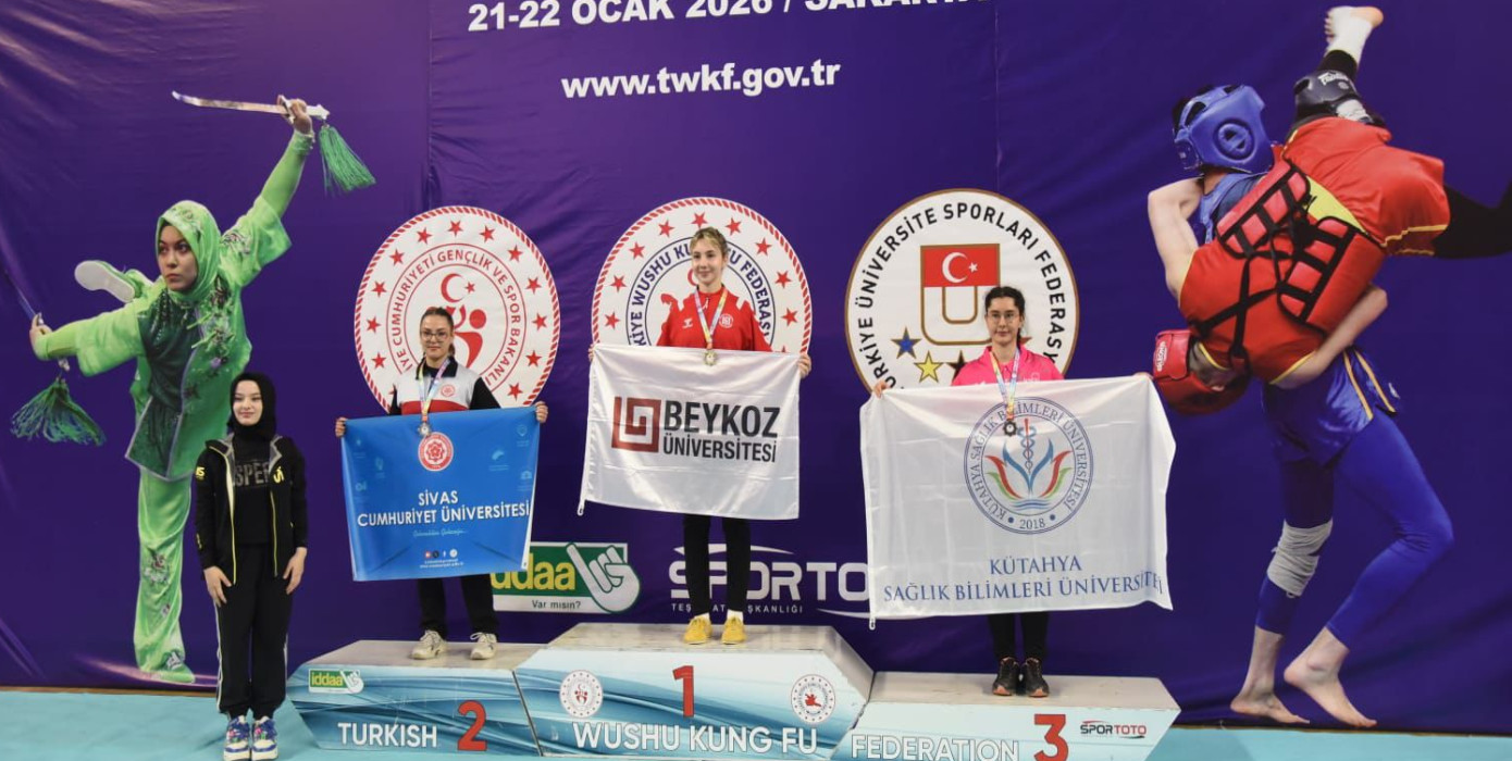 Üniversitelerarası Wushu Türkiye Şampiyonası’nda Üniversitemizden Çifte Derece