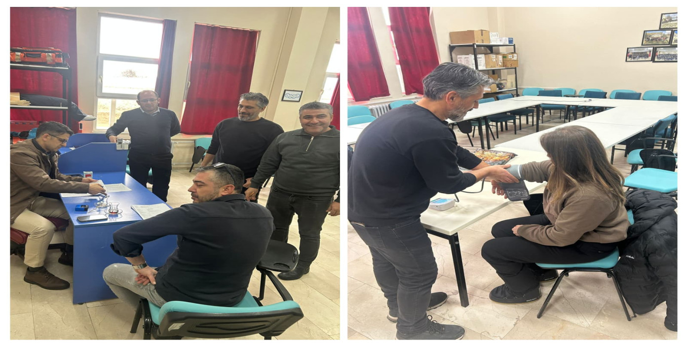 Akademik ve İdari Personelimize Sağlık Kontrolü Gerçekleştirildi