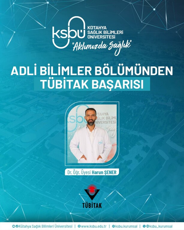 KSBÜ ADLİ BİLİMLER BÖLÜMÜNDEN TÜBİTAK BAŞARISI