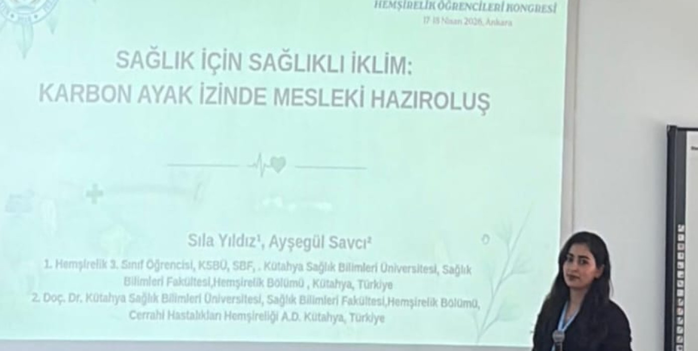 Öğrencilerimizin kongrede bilimsel başarısı