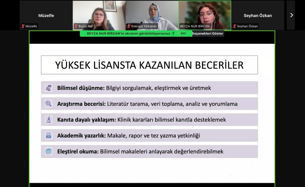 Mezun–Son Sınıf Öğrenci Etkileşimi Webinari Yoğun İlgi Gördü - 7