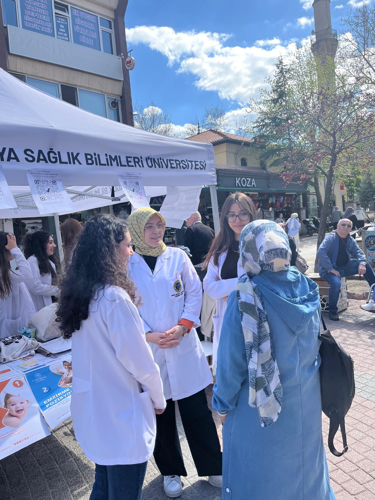 Ebelik Bölümü “Bilgiyle Güçlen, Sağlıklı Yaşa: Ebeler Merak Ettiklerinizi Yanıtlıyor” başlıklı toplumsal katkı etkinliği gerçekleşti. - 5