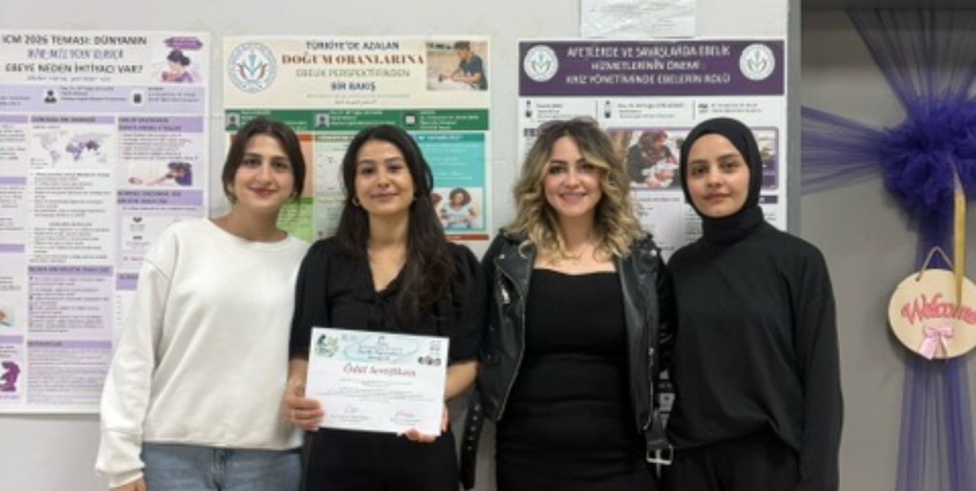 2026 Safranbolu Ebelik Öğrenci Kongresi’nde bölümümüz öğretim üyeleri ve öğrencileri önemli başarı ve katkılarıyla dikkat çekti: BİRİNCİLİK ÖDÜLÜ