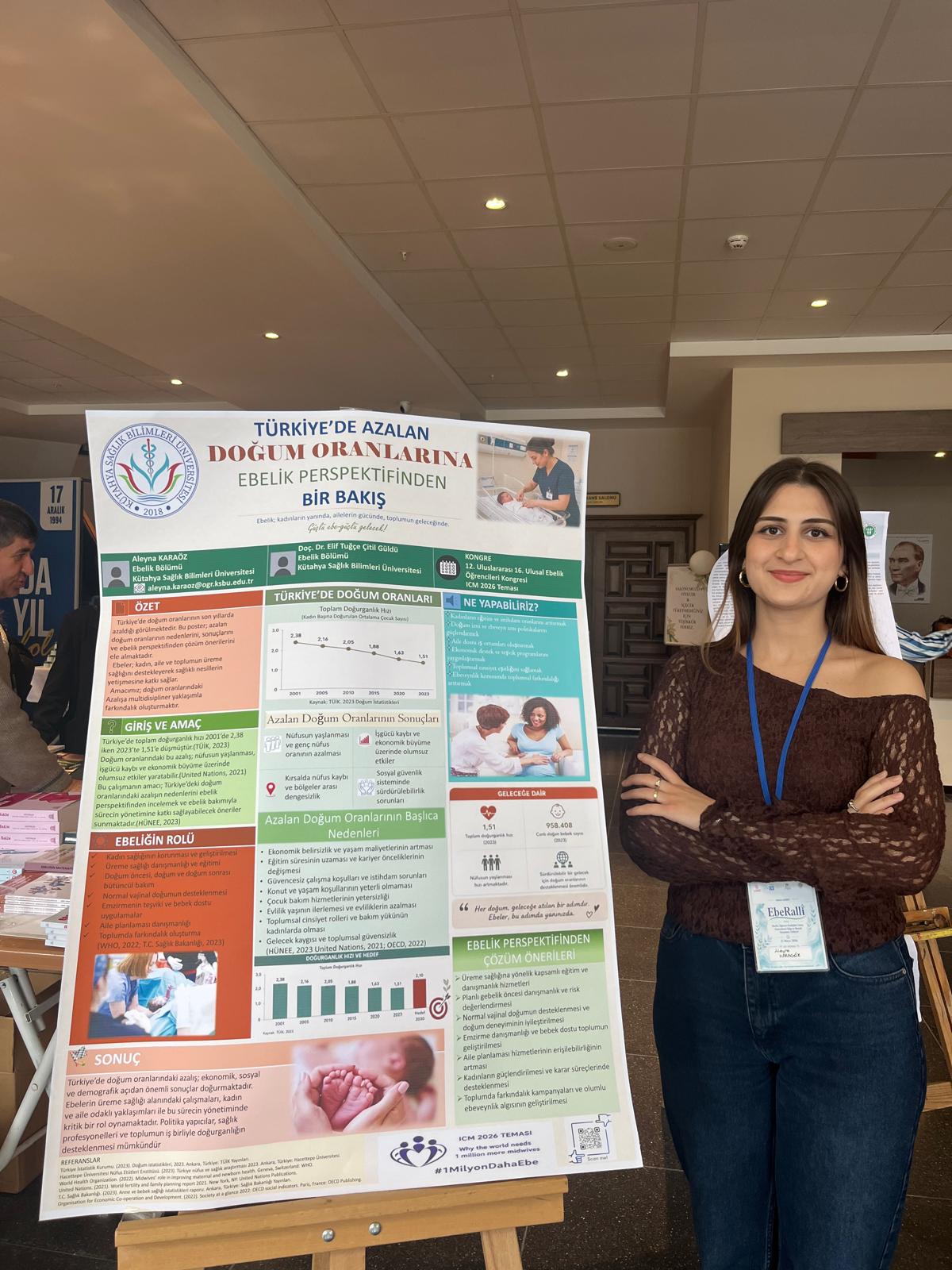2026 Safranbolu Ebelik Öğrenci Kongresi’nde bölümümüz öğretim üyeleri ve öğrencileri önemli başarı ve katkılarıyla dikkat çekti: BİRİNCİLİK ÖDÜLÜ - 3