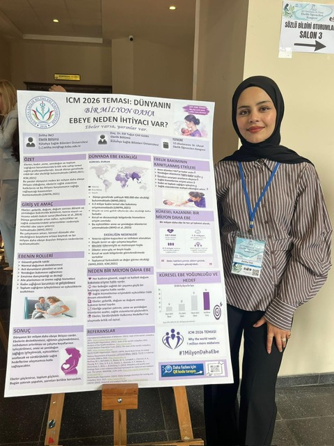 2026 Safranbolu Ebelik Öğrenci Kongresi’nde bölümümüz öğretim üyeleri ve öğrencileri önemli başarı ve katkılarıyla dikkat çekti: BİRİNCİLİK ÖDÜLÜ - 4
