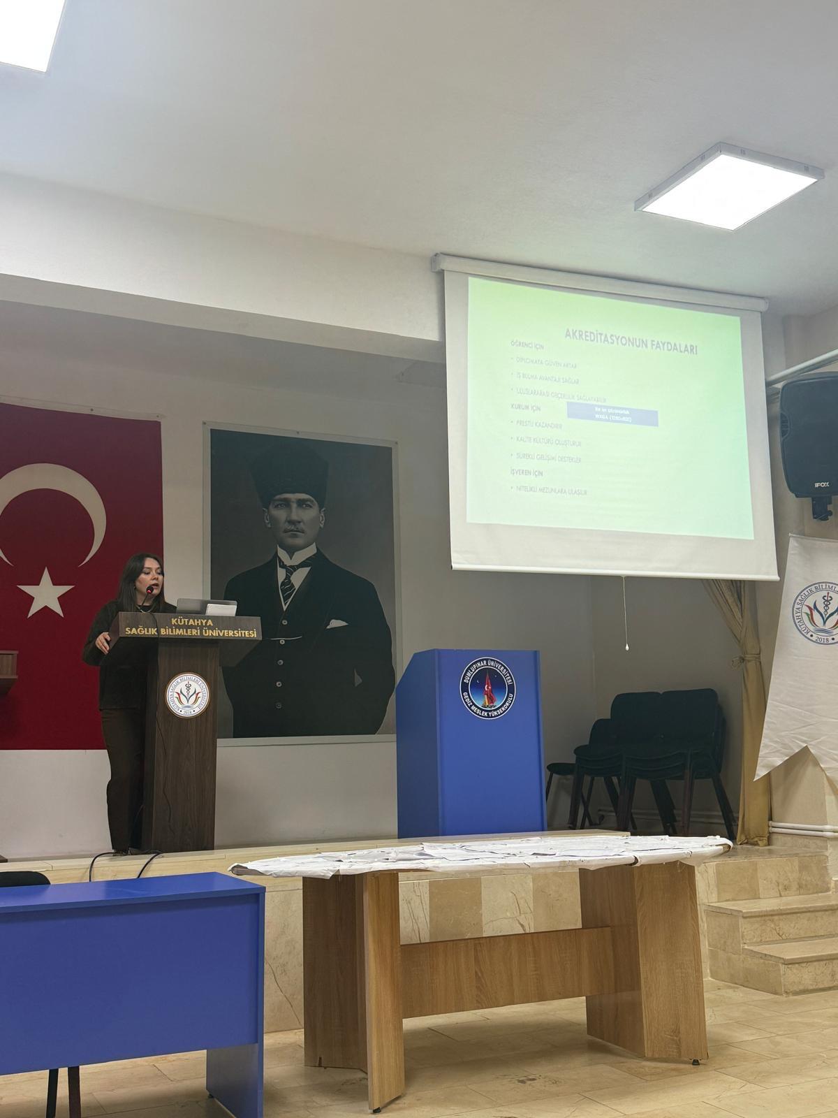Gediz SHMYO Öğrencilerine Kalite Farkındalık Eğitimi Verildi - 1