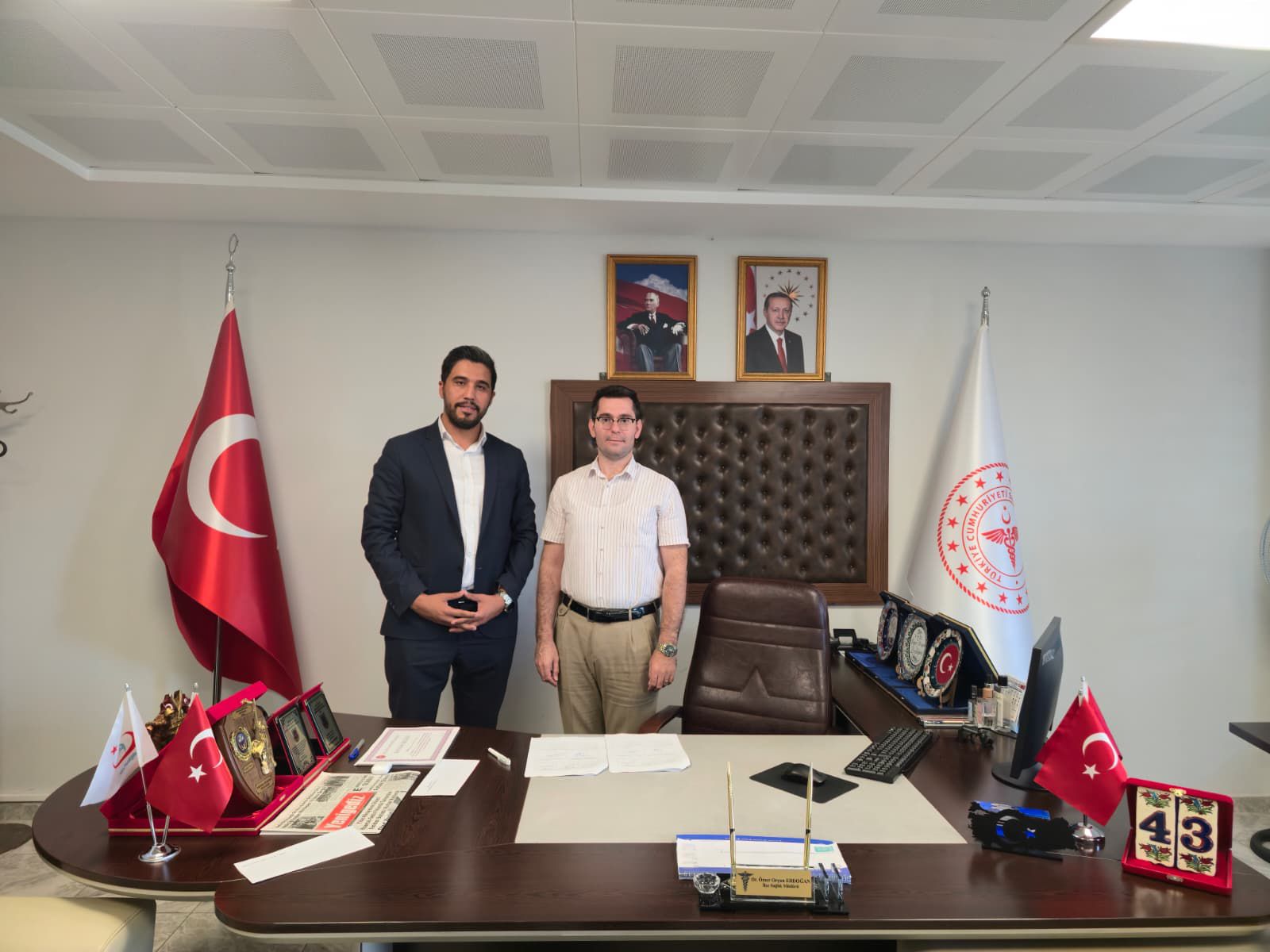 Gediz Sağlık Hizmetleri MYO ile İlçe Sağlık Müdürlüğü Arasında İş Birliği Protokolü Yapıldı - 3
