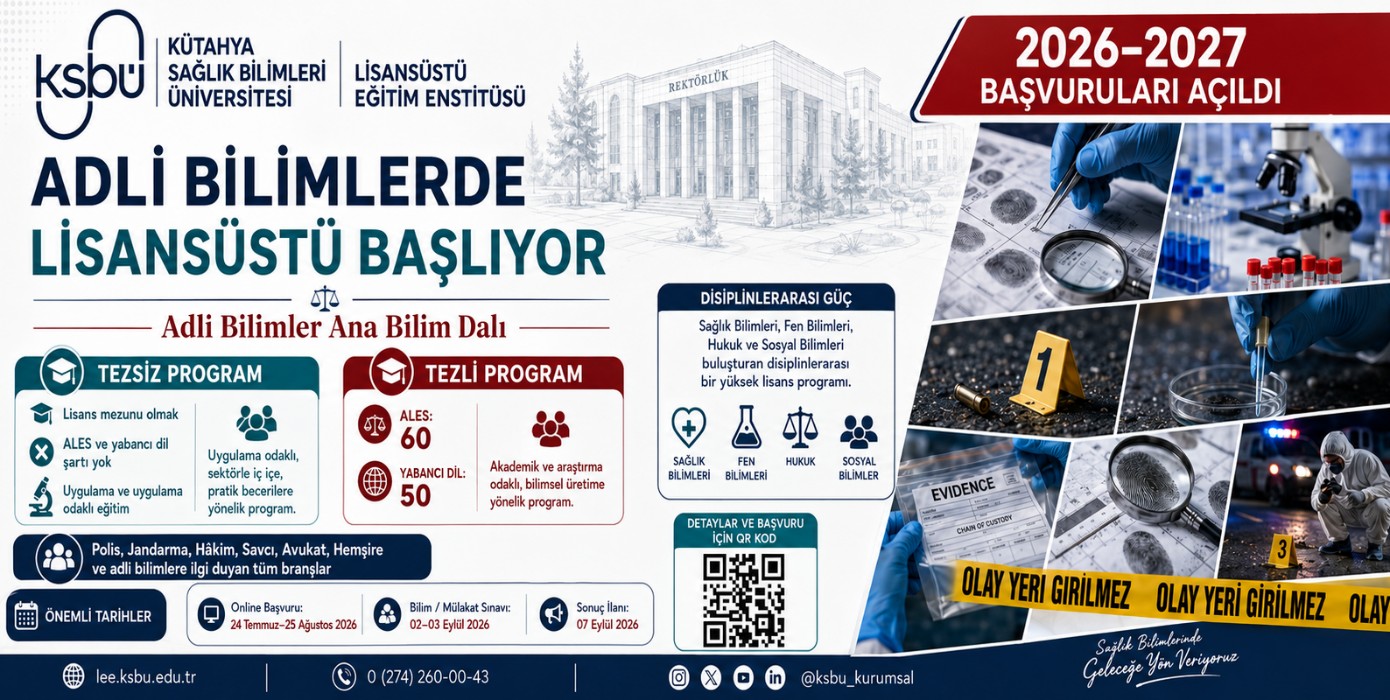 Adli Bilimciler, Lisansüstü Eğitime Hazırmısınız?