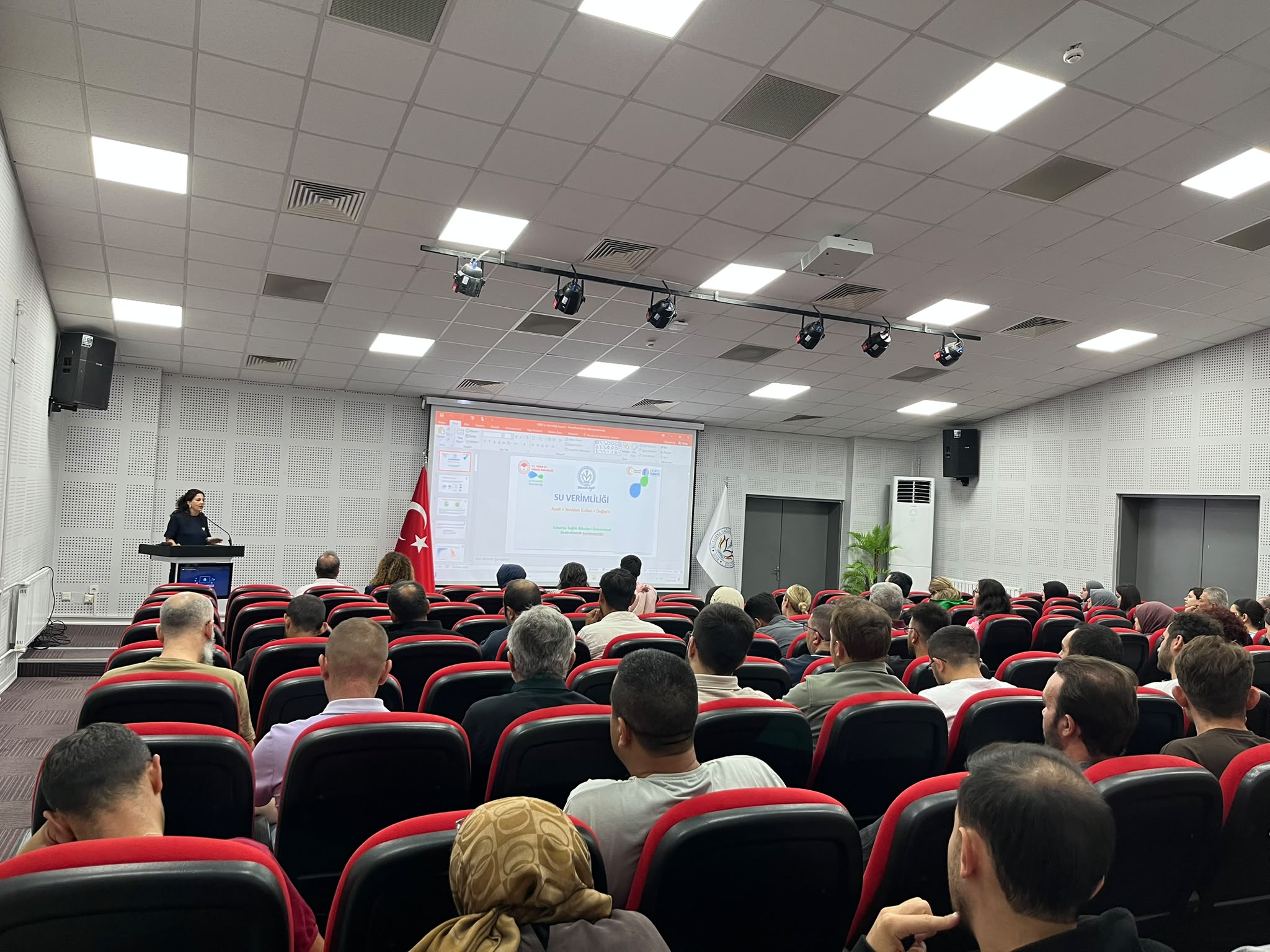 KSBÜ’DE AKADEMİK VE İDARİ PERSONELE “SU VERİMLİLİĞİ” EĞİTİMİ