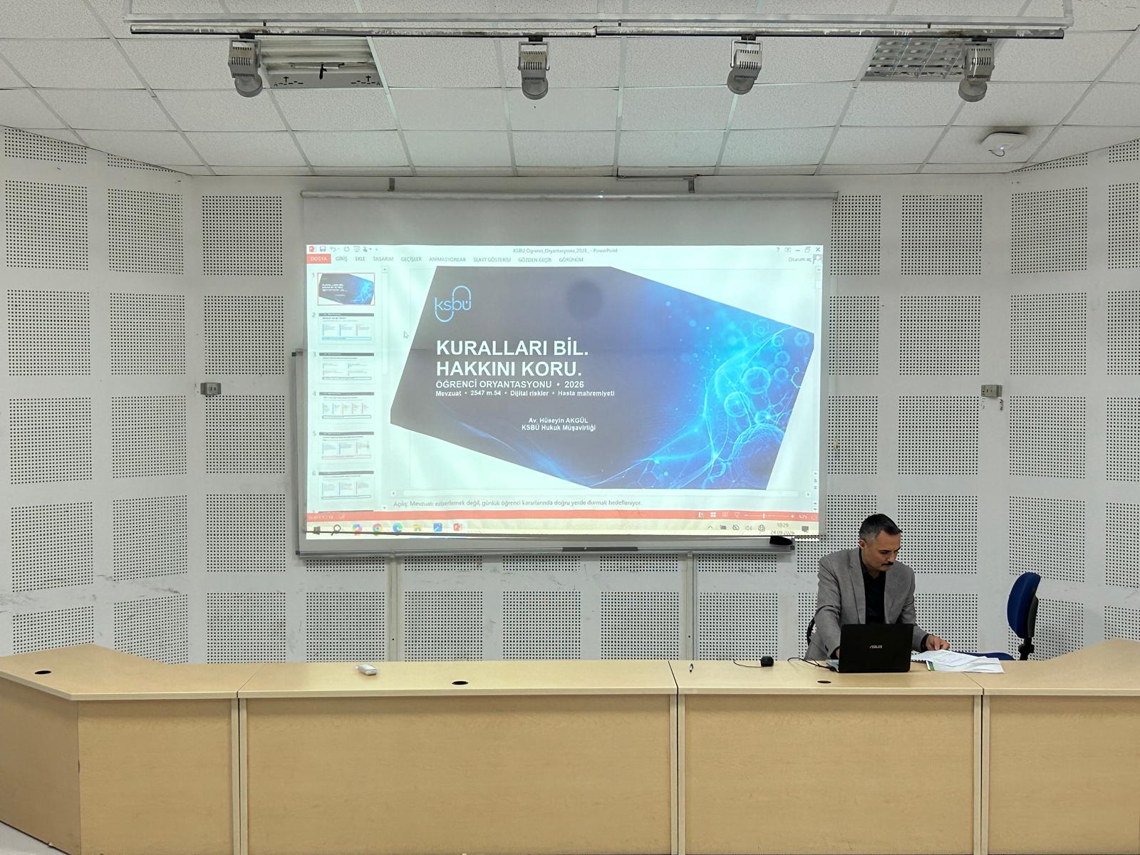 Sağlık Bilimleri Fakültesinde 2026-2027 Akademik Yılı Öğrenci Oryantasyon Programı Gerçekleştirildi - 8