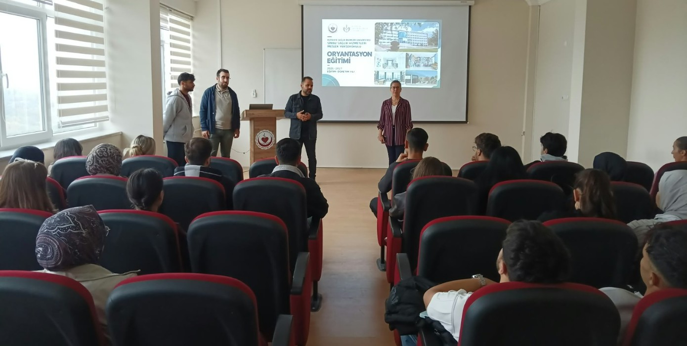 YENİ ÖĞRENCİLERİMİZ İÇİN ORYANTASYON PROGRAMI DÜZENLENDİ