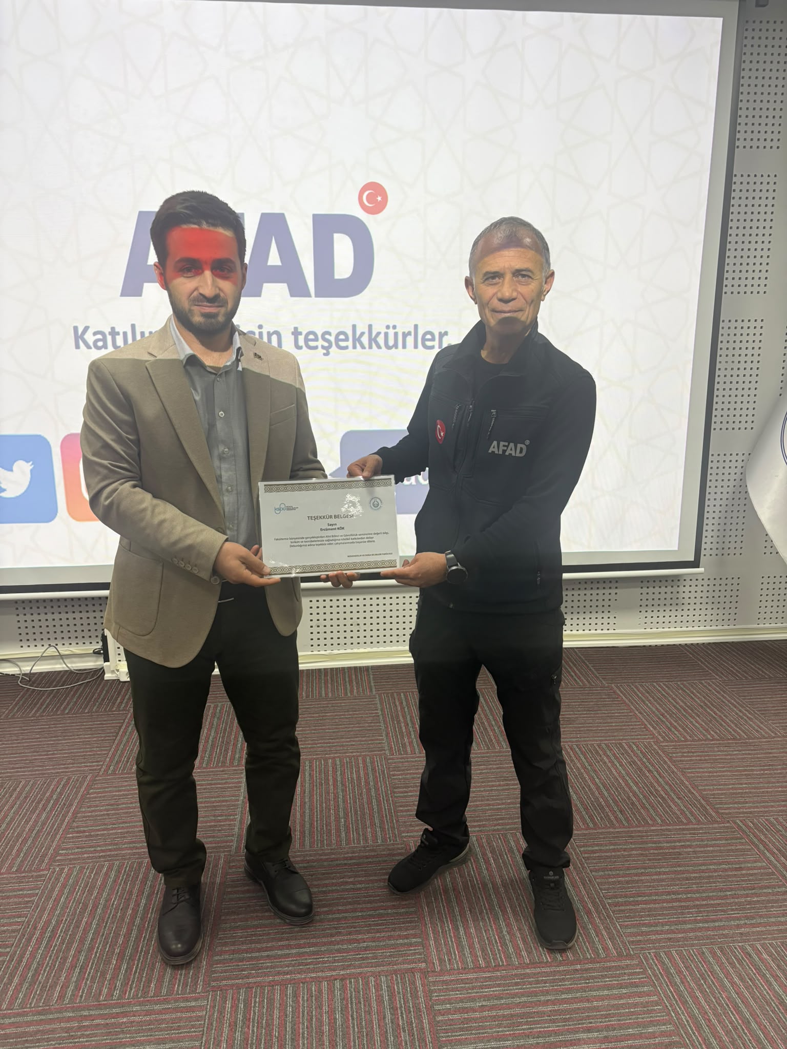 Fakültemizde “Afet Bilinci ve Gönüllülük” Eğitimi Gerçekleştirildi - 9