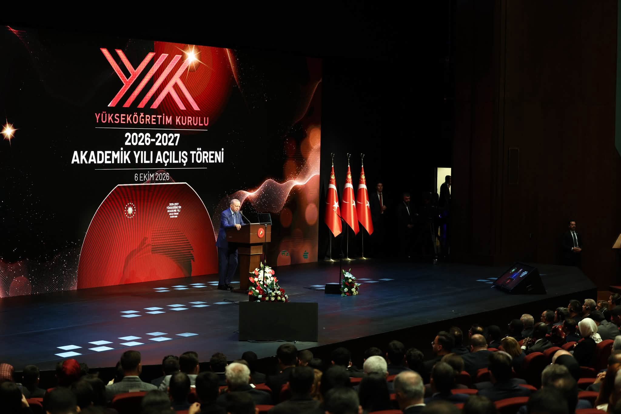 REKTÖRÜMÜZ, YÜKSEKÖĞRETİM AKADEMİK YILI AÇILIŞ TÖRENİ’NE KATILDI