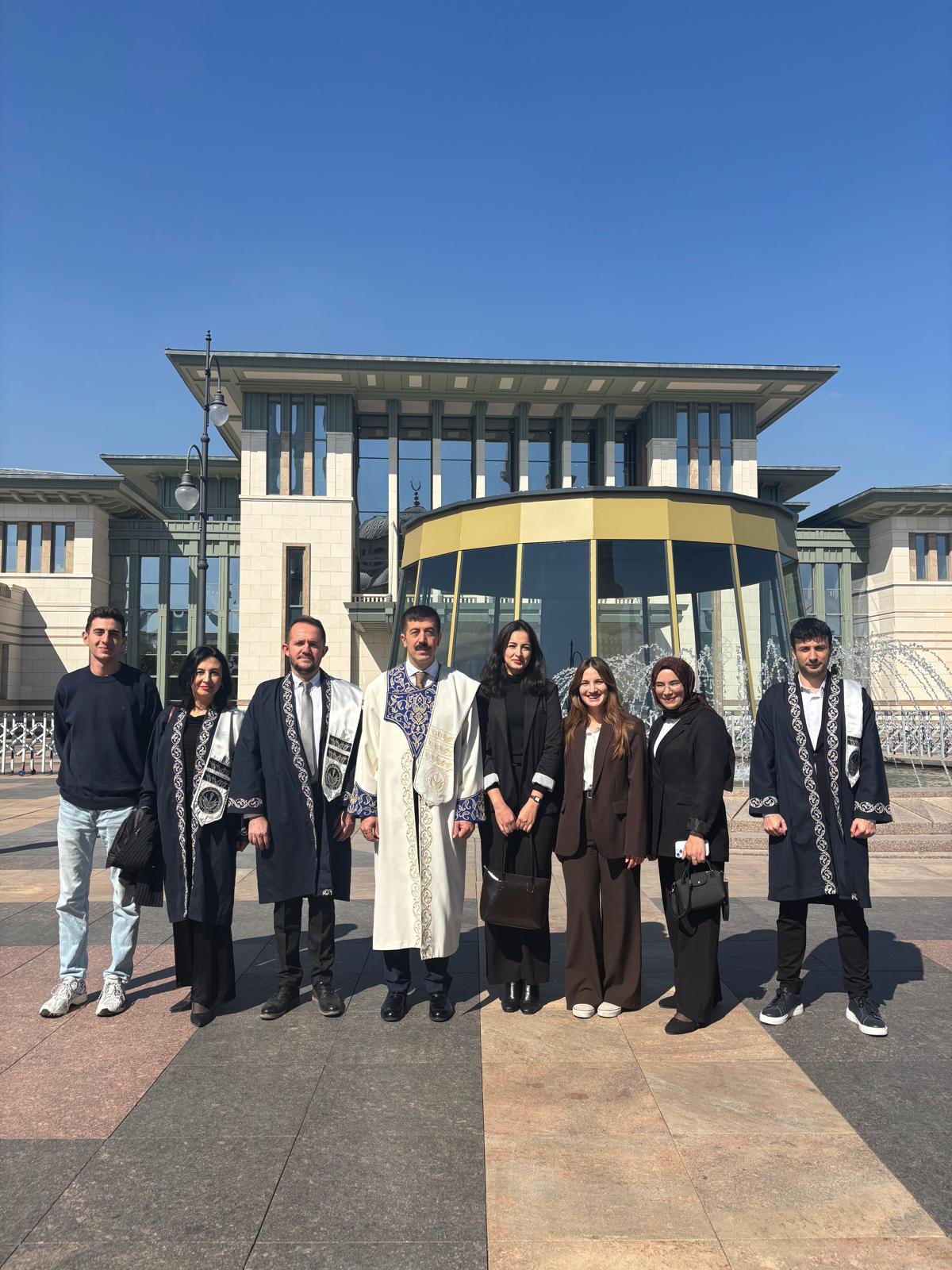 REKTÖRÜMÜZ, YÜKSEKÖĞRETİM AKADEMİK YILI AÇILIŞ TÖRENİ’NE KATILDI