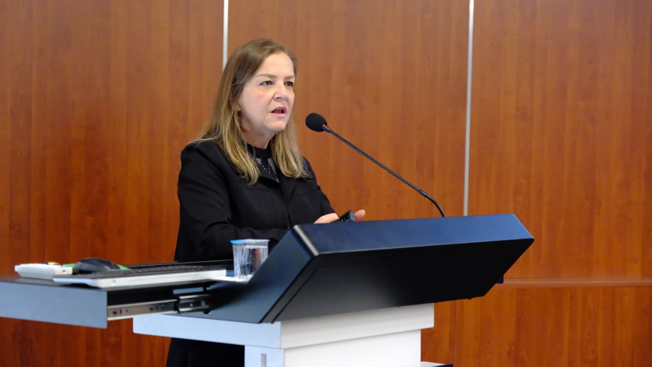 Kütahya Sağlık Bilimleri Üniversitesi (KSBÜ) Tıp Fakültesinde akademik kurul ve değerlendirme toplantısı, Hekim Sinan Konferans Salonu’nda gerçekleştirildi. - 1