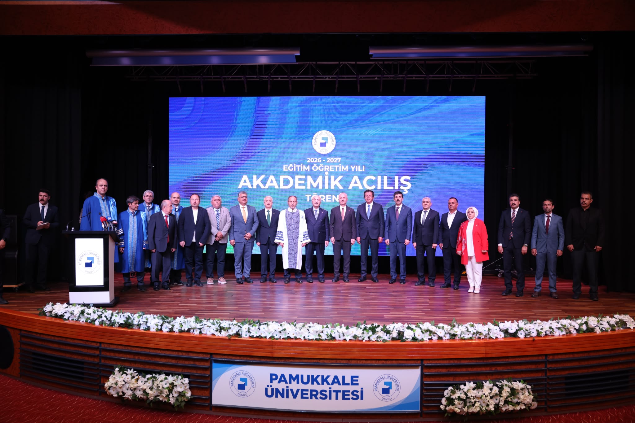 REKTÖRÜMÜZ, PAÜ 2026-2027 AKADEMİK YILI AÇILIŞ TÖRENİNE KATILDI
