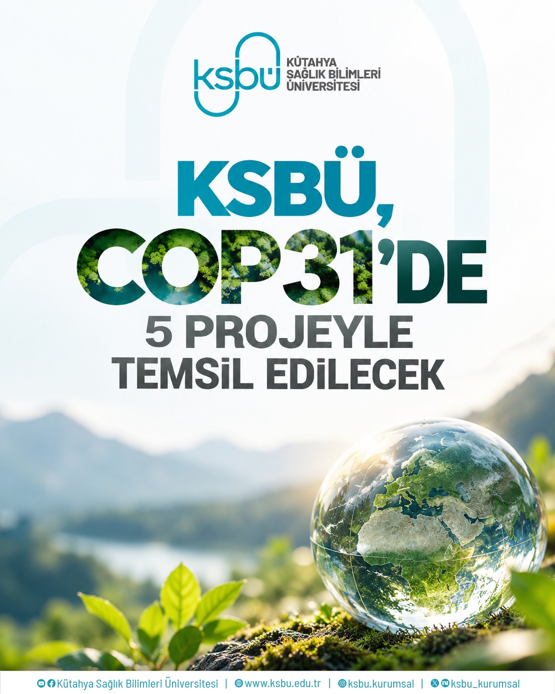 KSBÜ, COP31’DE 5 PROJEYLE TEMSİL EDİLECEK