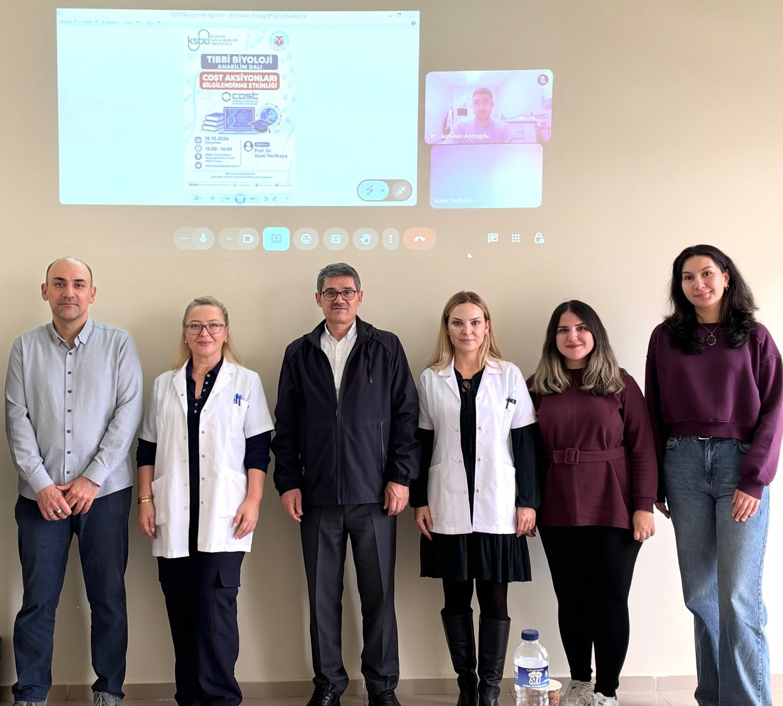 KSBÜ Tıbbi Biyoloji Anabilim Dalında COST Aksiyonları Bilgilendirme Etkinliği Düzenlendi - 1